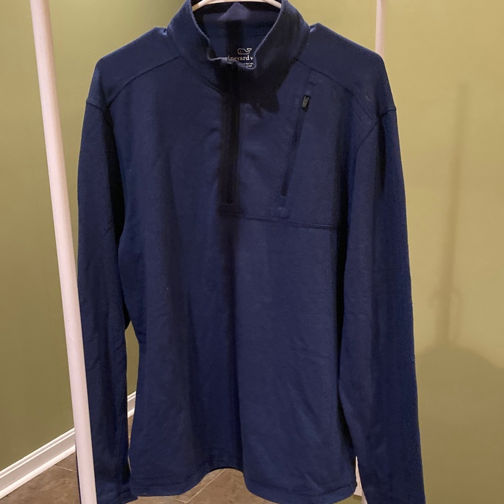 Vineyard Vines Dark Blue Half-Zip Sweater